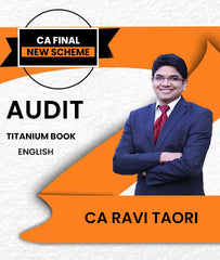 CA Final New Scheme Audit Titanium Book By CA Ravi Taori - Zeroinfy