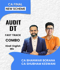 CA Final New Scheme Audit and DT Fast Track Combo By CA Shubham Keswani and CA Bhanwar Borana - Zeroinfy