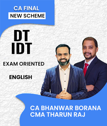 CA Final DT IDT Exam Oriented English Batch by Bhanwar Borana and Tharun Raj