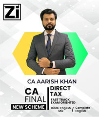 CA Final New Scheme Direct Tax Fast Track Exam Oriented Batch In Hindi/English By CA Aarish Khan - Zeroinfy