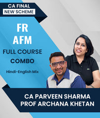 CA Final New Scheme FR and AFM Full Course Combo By CA Parveen Sharma and Prof Archana Khetan - Zeroinfy