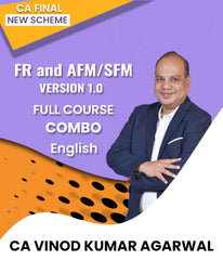 CA Final New Scheme FR and AFM/SFM 1.0 Buy Book Get Video Lectures Free Full Course Combo In English By CA Vinod Kumar Agarwal - Zeroinfy