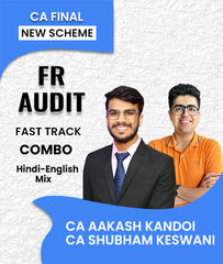 CA Final New Scheme FR and Audit Fast Track Combo By CA Aakash Kandoi and CA Shubham Keswani - Zeroinfy