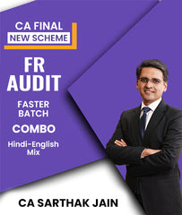 CA Final New Scheme FR and Audit Faster Batch Combo By CA Sarthak Jain - Zeroinfy