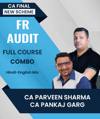 CA Final New Scheme FR and Audit Full Course Combo By CA Parveen Sharma and CA Pankaj Garg - Zeroinfy