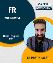 CA Final New Scheme Financial Reporting (FR) Full Course By CA Pratik Jagati- Zeroinfy