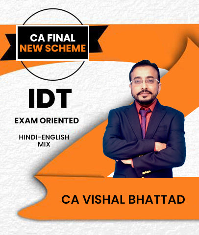 CA Final New Scheme Indirect Tax Regular Exam Oriented Batch By CA Vishal Bhattad