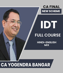 CA Final New Scheme Indirect Tax (IDT) Full Course By CA Yogendra Bangar - Zeroinfy