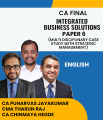 CA Final Paper 6 Integrated Business Solutions (Multi disciplinary case study with Strategic Management) In English By Advait - Zeroinfy