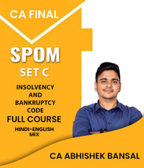 CA Final SPOM SET C The Insolvency and Bankruptcy Code Full Course By Abhishek Bansal
- Zeroinfy