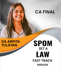 CA Final SPOM Set A Law Fast Track In English By CA Arpita Tulsyan - Zeroinfy