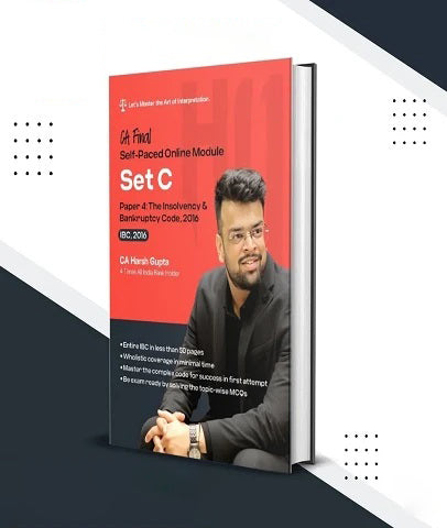 CA Final SPOM Set C IBC, 2016 Book By CA Harsh Gupta