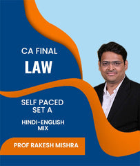 CA Final Self Paced SET A Law By J.K.Shah Classes - Prof Rakesh Mishra - Zeroinfy