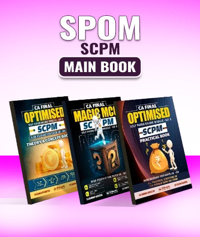 CA Final Set B Costing (SCPM) Magic MCQ, Optimised Theory and Practical Book Combo By CA Sankalp Kanstiya
