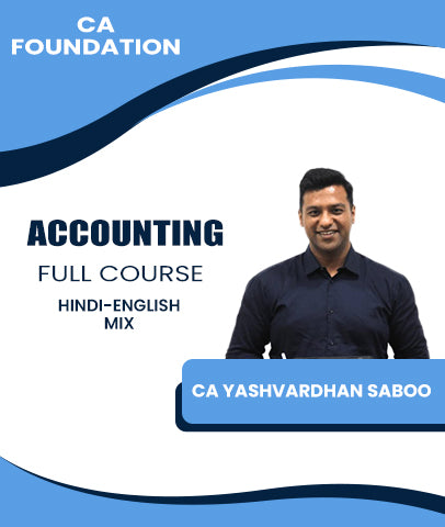 CA Foundation Accounting Full Course By CA Yashvardhan Saboo - Zeroinfy