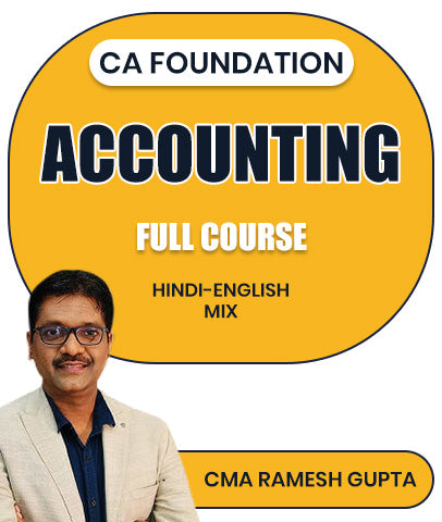 CA Foundation Accounting Full Course By CMA Ramesh Gupta