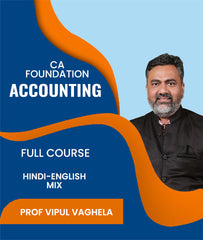 CA Foundation Accounting Full Course By J.K.Shah Classes - Prof Vipul Vaghela - Zeroinfy