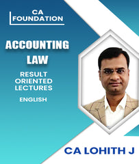 CA Foundation Accounting and Law Result Oriented Lectures In English By CA Lohith J - Zeroinfy
