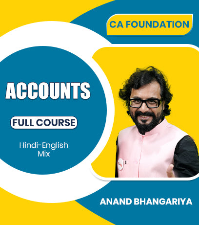 CA Foundation Accounts Full Course By Anand Bhangariya