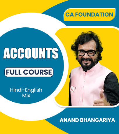 CA Foundation Accounts Full Course By Anand Bhangariya