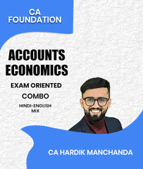CA Foundation Accounts and Economics Exam Oriented Combo By CA Hardik Manchanda