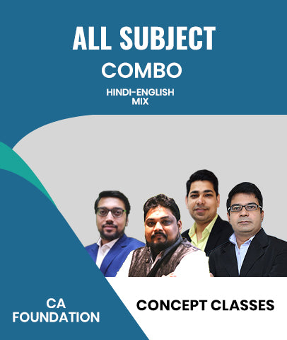 CA Foundation All Subject Combo By Concept Classes
- Zeroinfy
