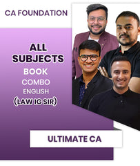 CA Foundation All Subjects Book Combo By Ultimate CA (Law IG Sir)