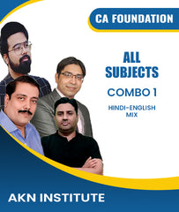 CA Foundation All Subjects Combo 1 By AKN Institute