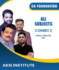 CA Foundation All Subjects Combo 2 By AKN Institute