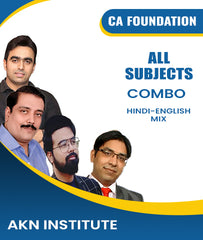 CA Foundation All Subjects Combo By AKN Institute - Zeroinfy