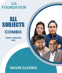 CA Foundation All Subjects Combo By Navin Classes