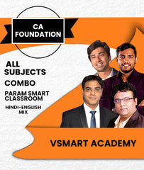 CA Foundation All Subjects Combo PARAM Smart Classroom Batch By Vsmart Academy - Zeroinfy