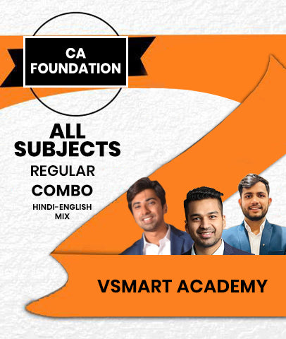 CA Foundation All Subjects Combo Regular Batch By Vsmart