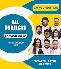 CA Foundation All Subjects Exam Oriented Combo By Swapnil Patni Classes