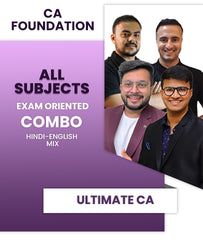CA Foundation All Subjects Exam Oriented Combo By Ultimate CA - Zeroinfy