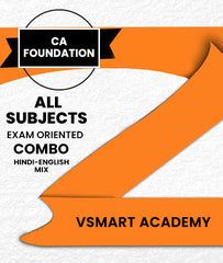 CA Foundation All Subjects Exam Oriented Combo By Vsmart Academy - Zeroinfy