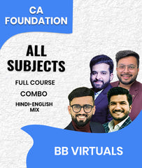 CA Foundation All Subjects Full Course Combo By BB Virtuals