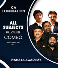 CA Foundation All Subjects Full Course Combo By Nahata Academy - Zeroinfy