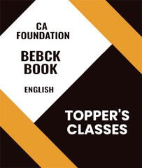 CA Foundation BEBCK Book By Topper's Classes - Zeroinfy