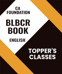 CA Foundation BLBCR Book By Topper's Classes - Zeroinfy