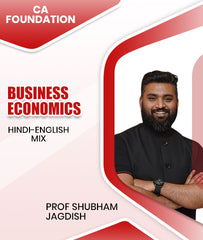 CA Foundation Business Economics By Prof Shubham Jagdish - Zeroinfy