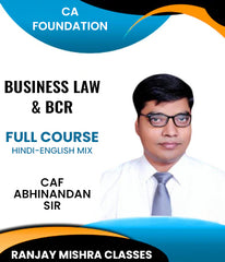 CA Foundation Business Law And BCR Full Course By CAF Abhinandan Sir - Zeroinfy