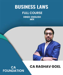 CA Foundation Business Laws Full Course By CA Raghav Goel - Zeroinfy