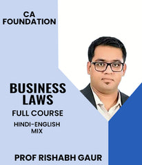 CA Foundation Business Laws Full Course By Prof Rishabh Gaur - Zeroinfy