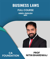 CA Foundation Business Laws Full Course By Professor Nitin Bhardwaj - Zeroinfy