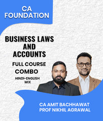 CA Foundation Business Laws and Accounts Full Course Combo By CA Amit Bachhawat and Prof Nikhil Agrawal