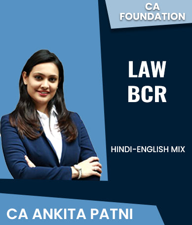 CA Foundation Business Laws and Business Correspondence and Reporting By CA Ankita Patni - Zeroinfy