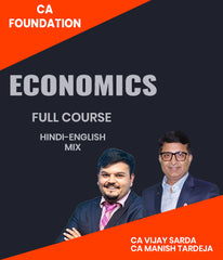 CA Foundation Economics Full Course By CA Vijay sarda and CA Manish Tardeja