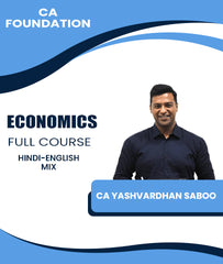 CA Foundation Economics Full Course By CA Yashvardhan Saboo - Zeroinfy