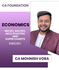 CA Foundation Economics Micro, Macro, MCQ Shastra and Super Charts By CA Mohnish Vora